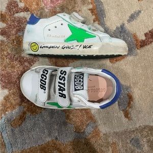 Toddler golden goose sneakers! Fits 1 year old. Used